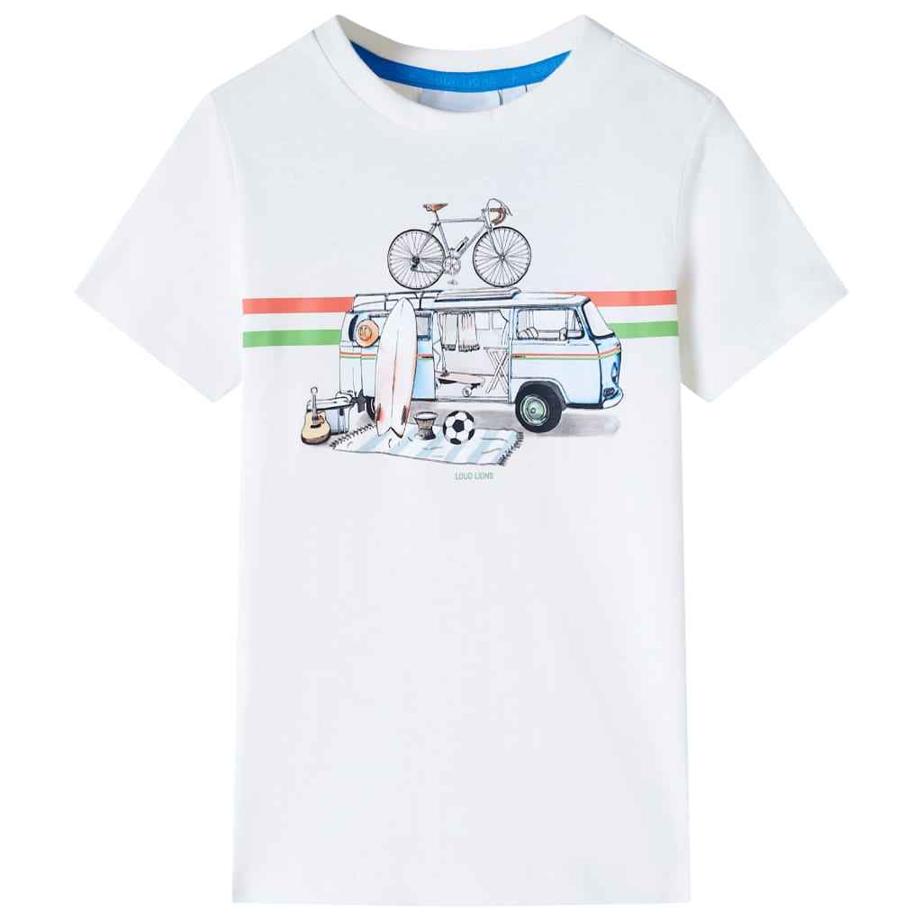 T-shirt infantil cor cru 92
