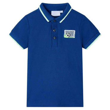 Polo para criança azul-escuro 92