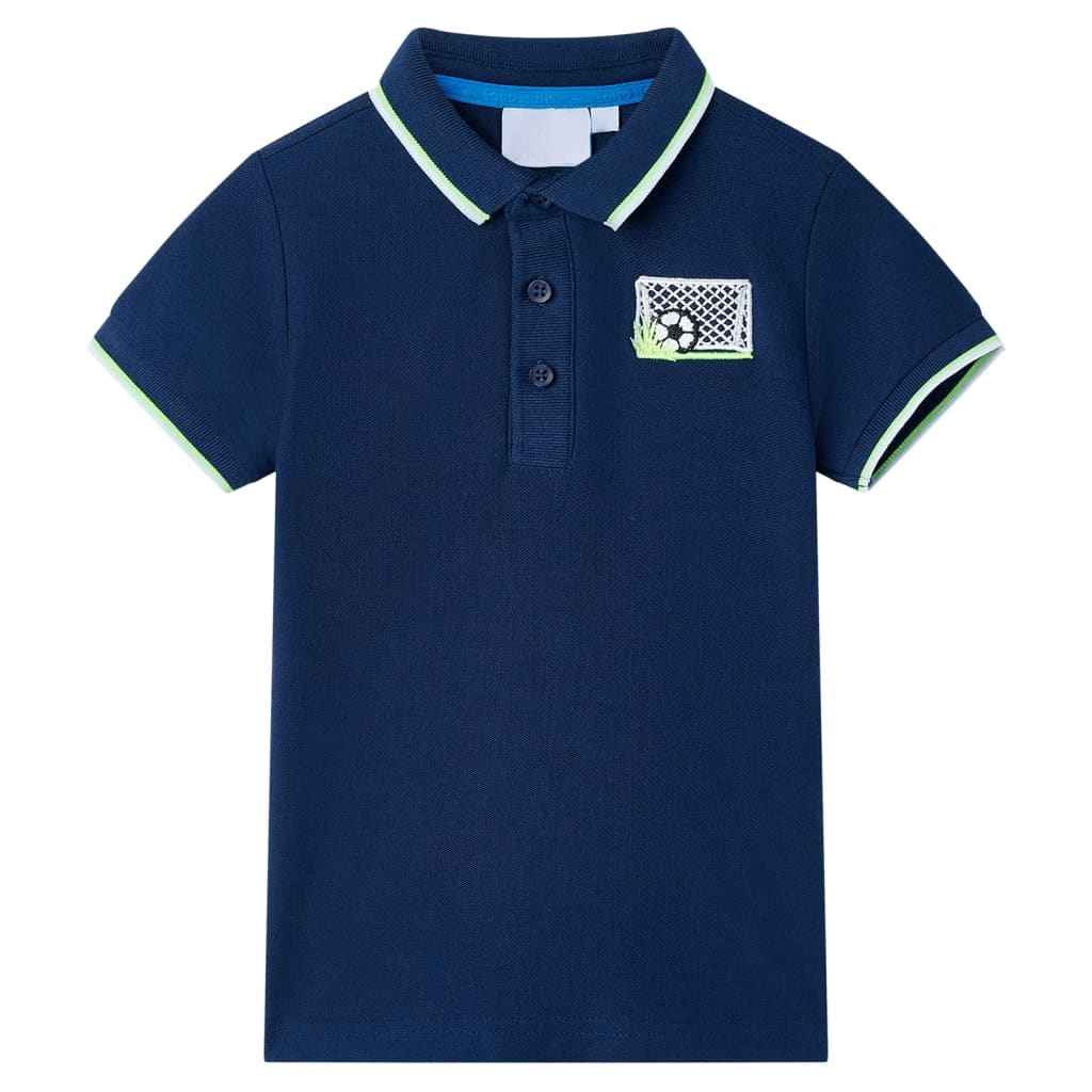 Polo para criança azul-escuro 92