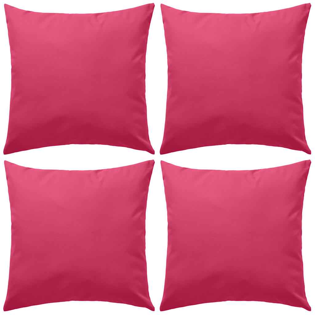 vidaXL Almofadas para exterior 4 pcs 60x40 cm verde maçã