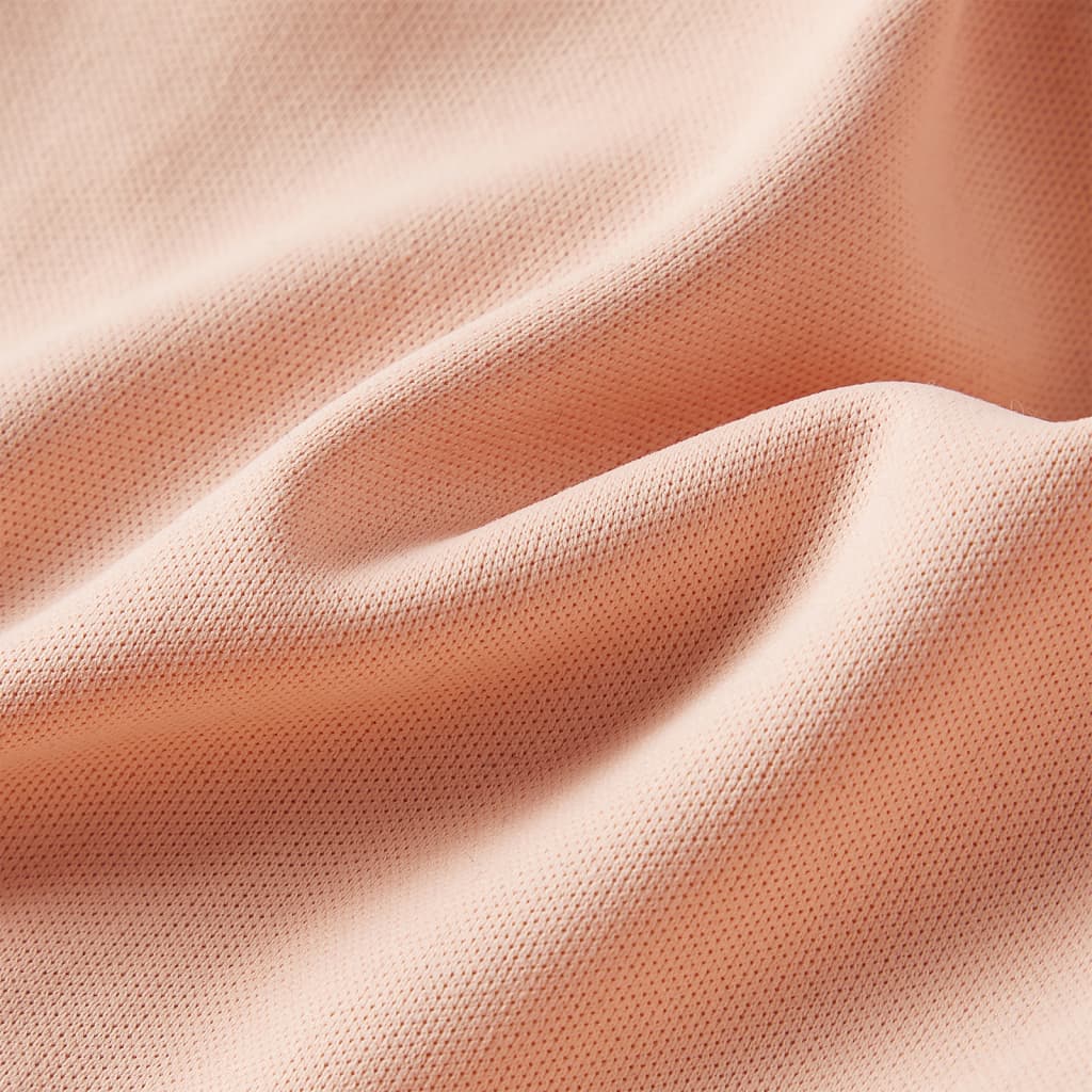 Colete de criança pelo sintético rosa-claro 92