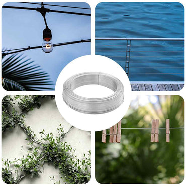 vidaXL Arame para prender cerca 250 m 1,4 mm aço