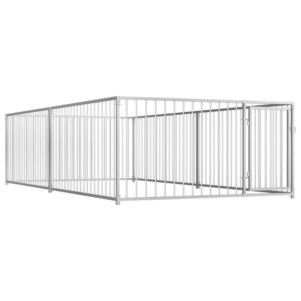 vidaXL Canil de exterior 100x100x100 cm