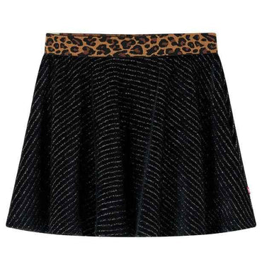 Saia para criança com cinta leopardo preto 92