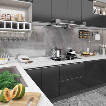 vidaXL Autocolante para móveis 500x90 cm PVC branco