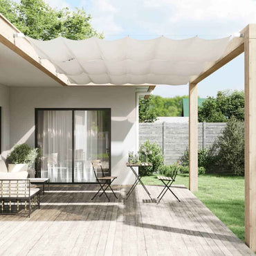 vidaXL Toldo vertical 140x270 cm tecido oxford branco