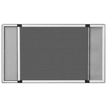 vidaXL Tela anti-insetos extensível p/ janelas (75-143)x50 cm castanho