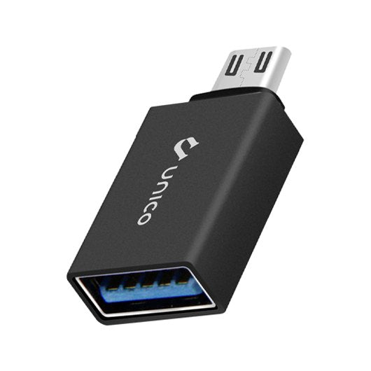 Adaptador Unico Micro Usb3.0 Metã�Lico. Negro