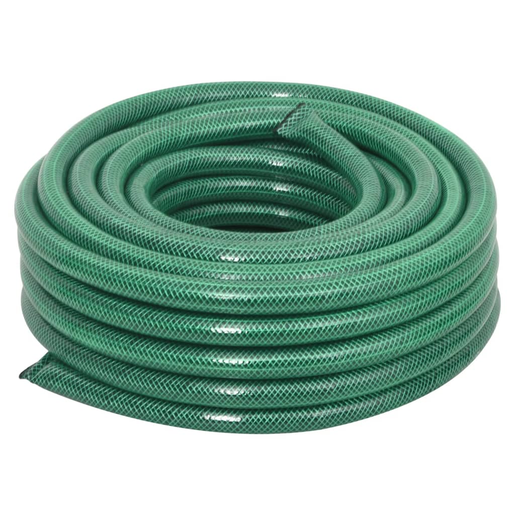 vidaXL Mangueira de jardim 0,5" 50 m PVC verde