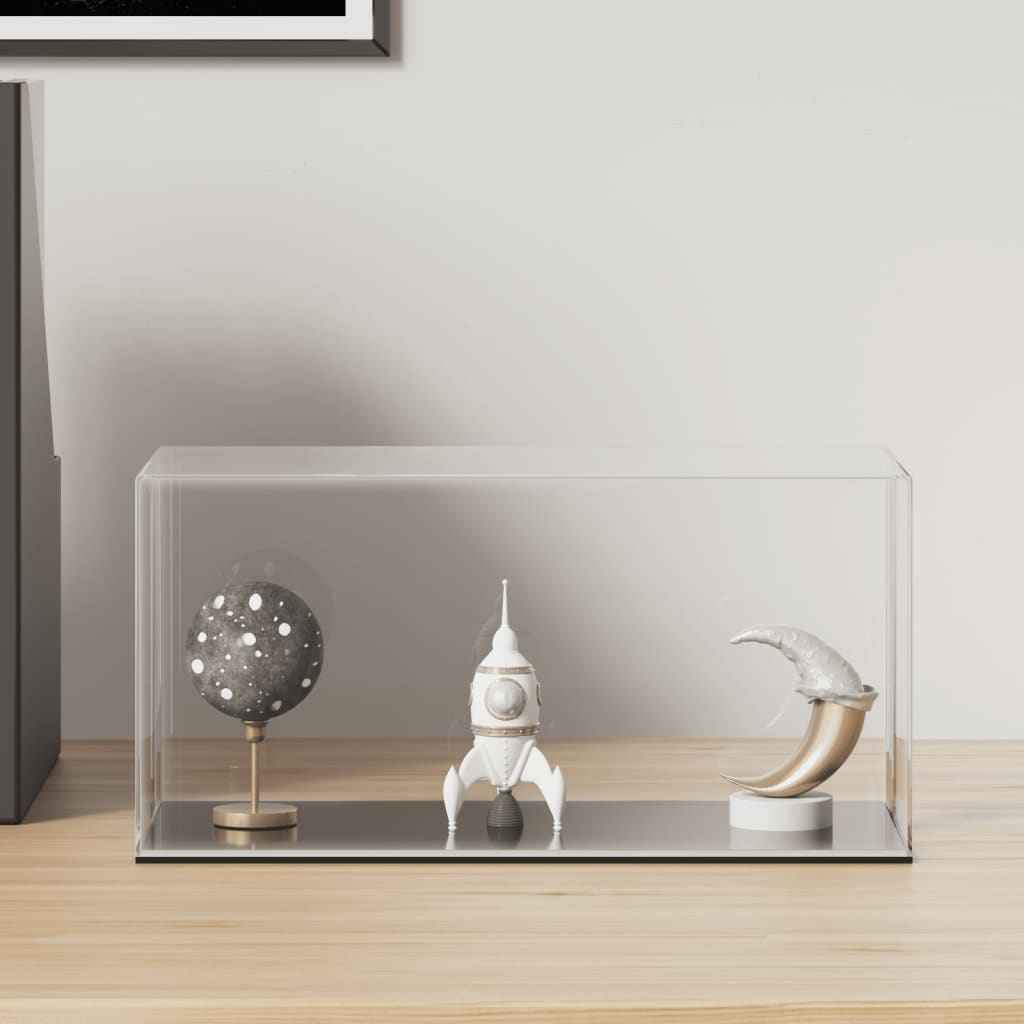 vidaXL Caixa de exposição 14x14x22 cm acrílico transparente