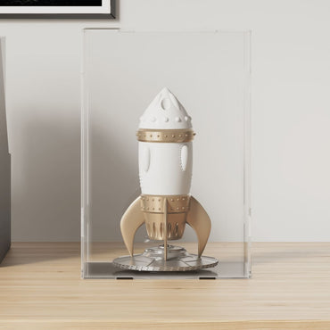 vidaXL Caixa expositora transparente 14x14x22 cm acrílico