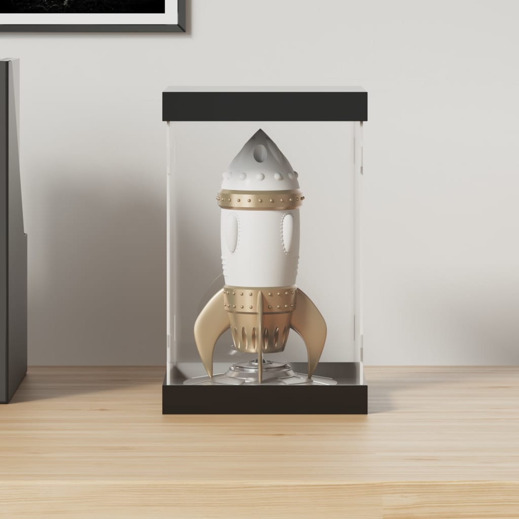 vidaXL Caixa de exposição 14x14x22 cm acrílico transparente