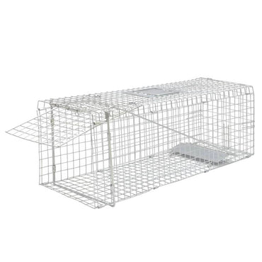 vidaXL Armadilha para animais 64,5x25x26,5 cm Ferro galvanizado