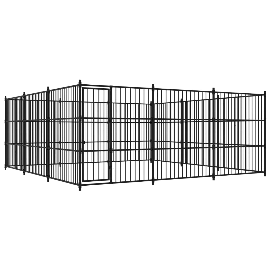 vidaXL Canil de exterior 300x150x185 cm