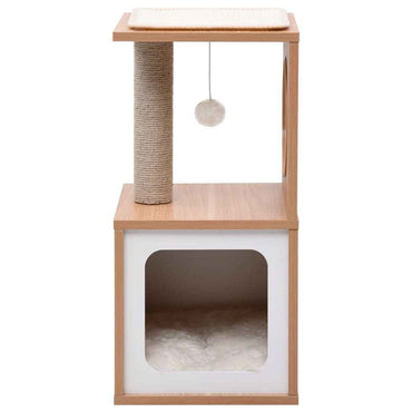 vidaXL Árvore para gatos com tapete arranhador sisal 60 cm
