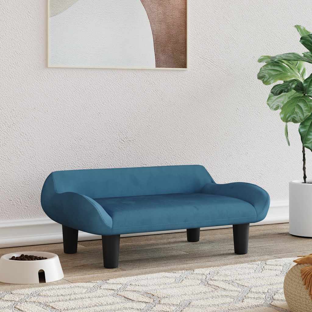 vidaXL Cama para cães 70x40x24 cm tecido cor creme