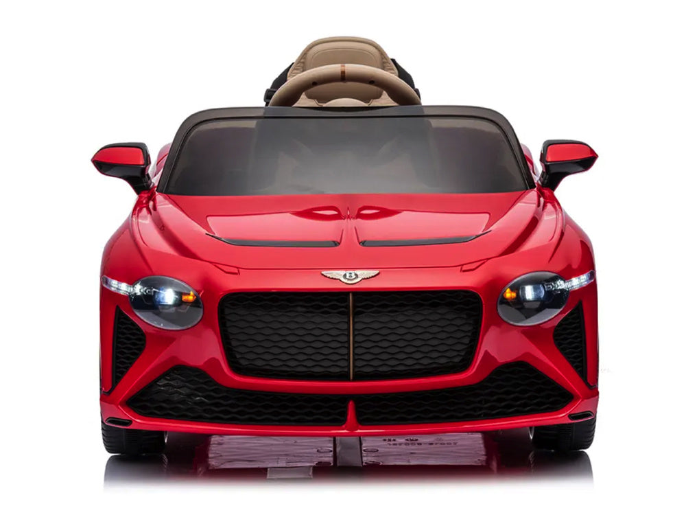 Bentley Bacalar, 12 volt elektrische kinderauto, leder zitje, rubberen banden en meer.