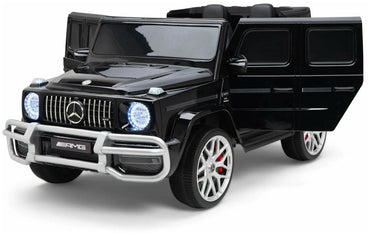 2 persoons Mercedes G63 AMG, 24v en 4x4 kinder accu voertuig!