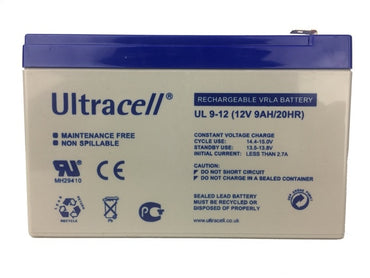 Ultracell Accu 12 volt, 9Ah