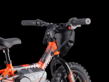 24 volt elektrische balance bike met 12 inch wielen, elektrische motor - oranje