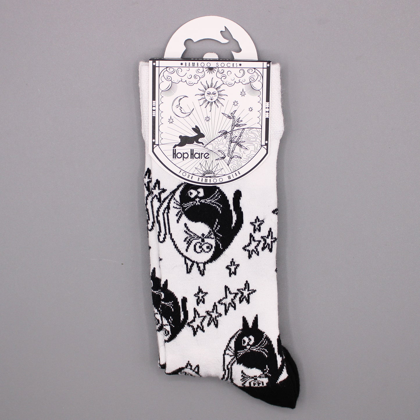 Hop Hare Bamboo Socks (41-46) - Ying Yang