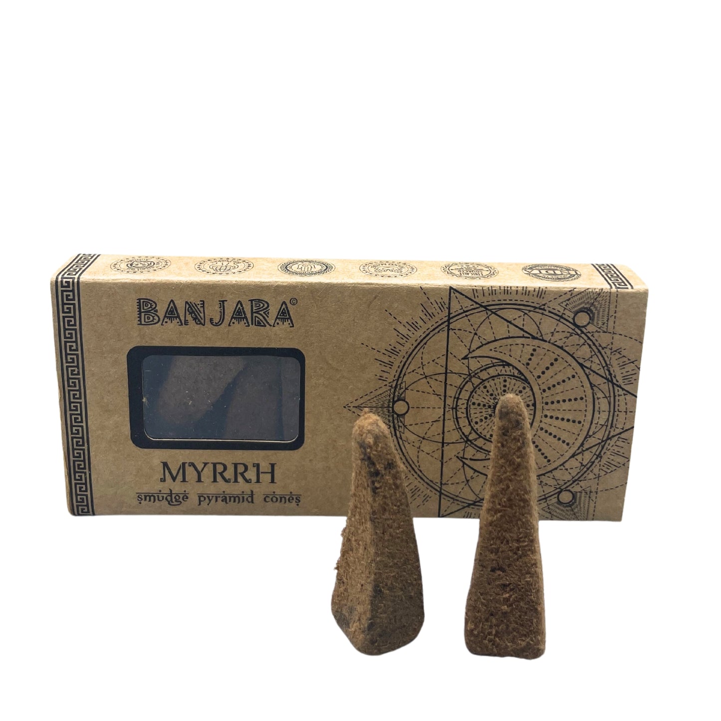 Banjara Smudge Pyramid Cones - Myrrh