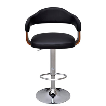 vidaXL Bancos de bar 2 pcs madeira curvada