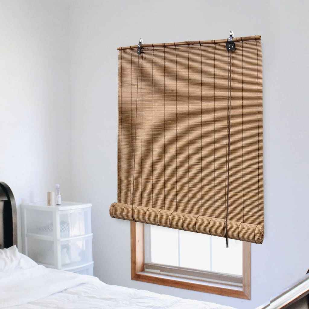Estore de enrolar 80 x 160 cm bambu natural