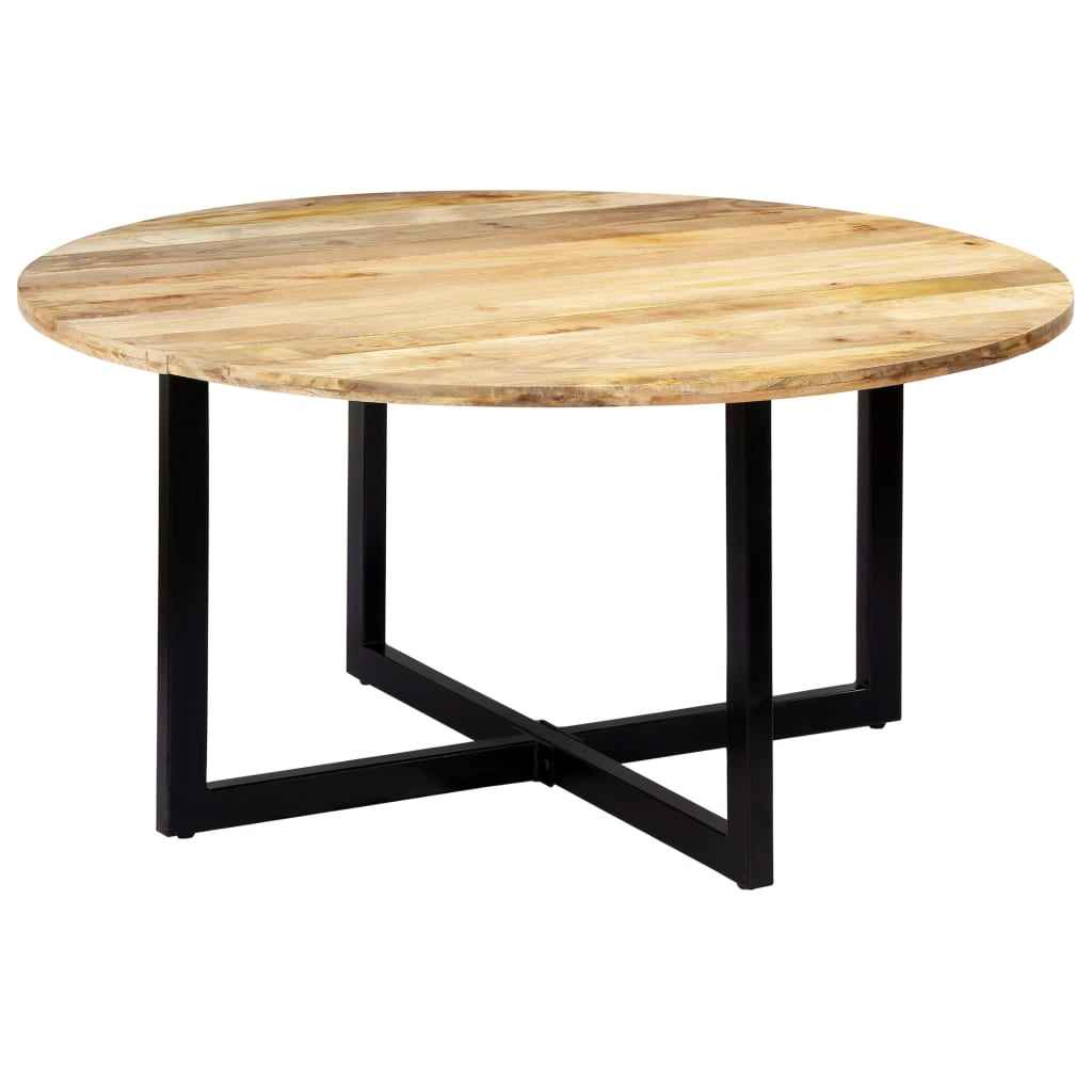 vidaXL Mesa de jantar 150x73 cm madeira de mangueira maciça