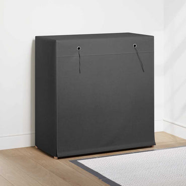 vidaXL Sapateira com cobertura 79x40x80 cm tecido branco