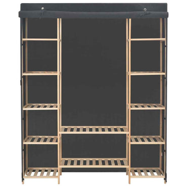 vidaXL Roupeiro 135x40x170 cm tecido cinzento