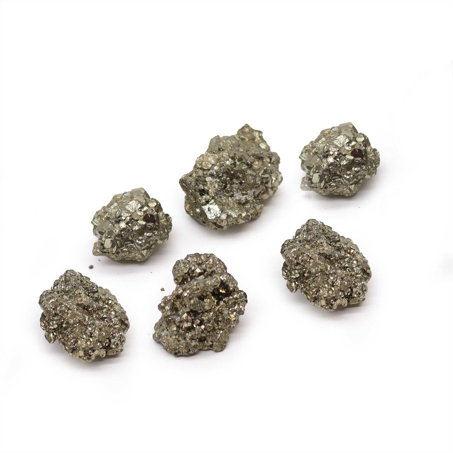 Peruvian Pyrite - First Grade Medium Size- (200gms approx 6 pieces 35-50mm)
