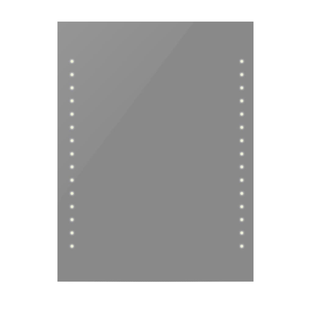 vidaXL Espelho casa de banho 60x80 cm com luzes LED