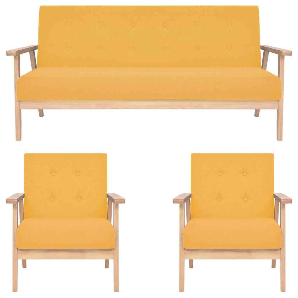 vidaXL Sofá de 2 lugares tecido cinzento claro