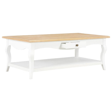 vidaXL Mesa de centro 110x60x40 cm MDF branco