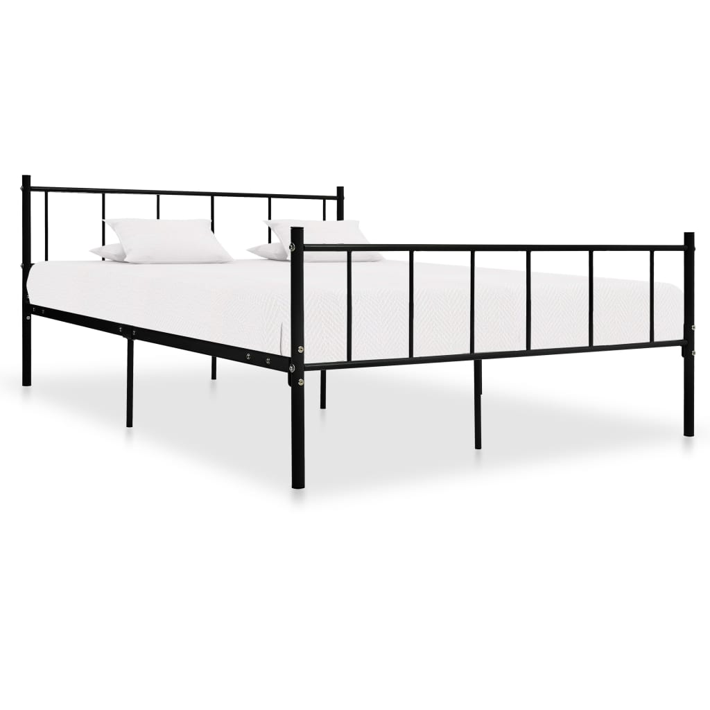 vidaXL Estrutura de cama 120x200 cm metal branco