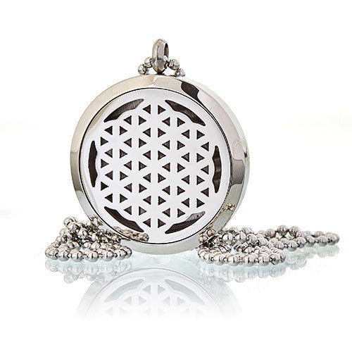 Aromatherapy Jewellery Necklace - Flower of Life 30mm
