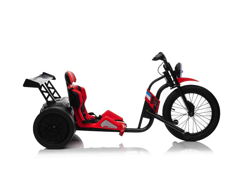 Drift Trike, 24 volt Trike met 775 watt motoren
