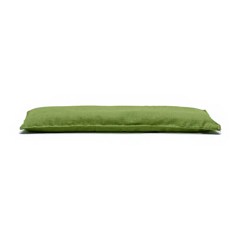 Almofada de olhos com lavanda e semente de linho - Verde