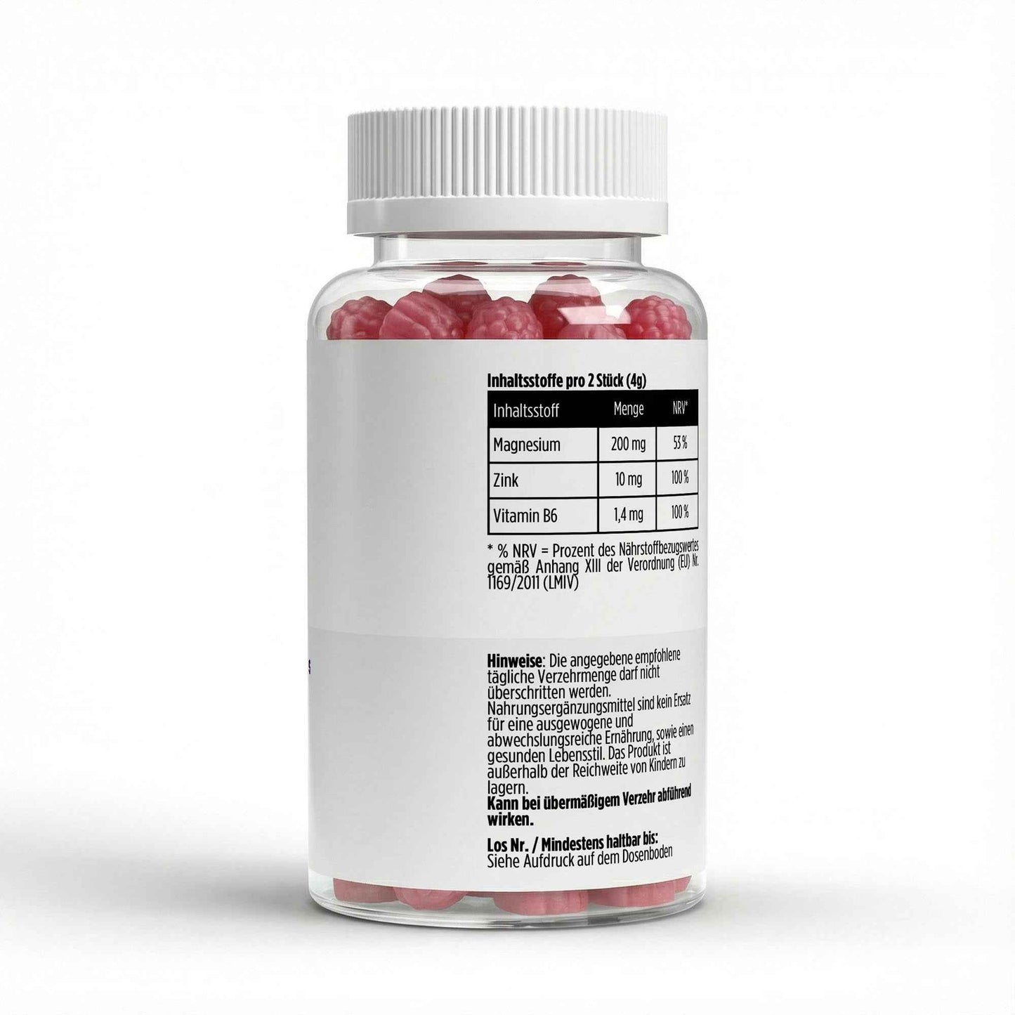 Magnesium + Zink + B6 Gummies - 60 Stk.