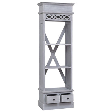 vidaXL Aparador alto 60x30x175 cm mogno maciço