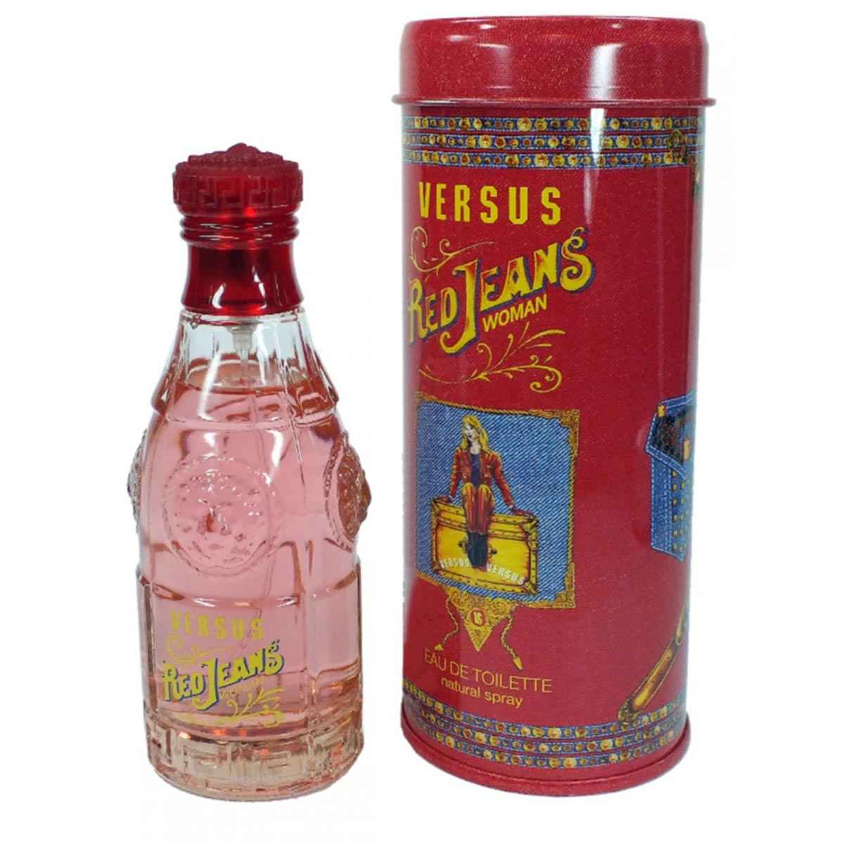 Versace Red Jeans Eau De Toilette 75Ml Vaporizador
