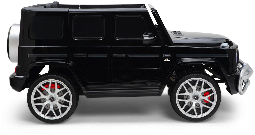 2 persoons Mercedes G63 AMG, 24v en 4x4 kinder accu voertuig!