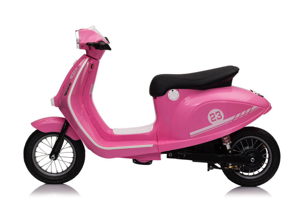 24 volt elektrische kinder scooter met 350 watt aandrijving