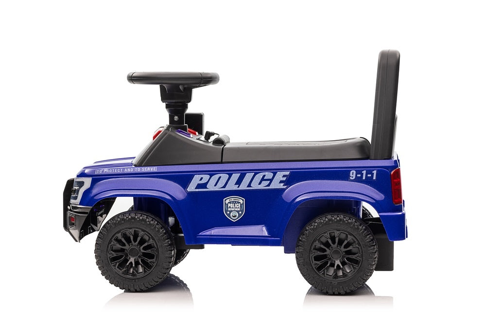 Politie loopauto met sirene lichten en een echte Walkie Talkie