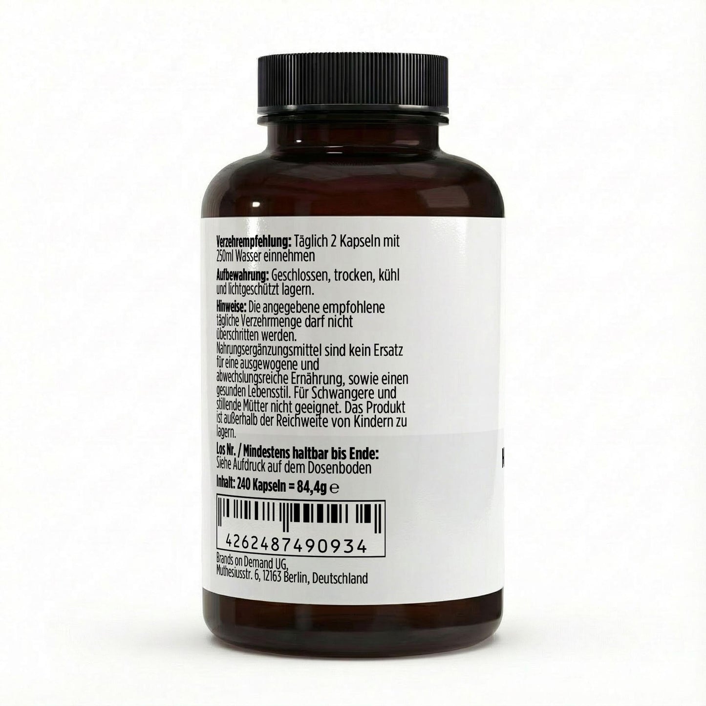 Vitex agnus-castus - 240 cápsulas veganas