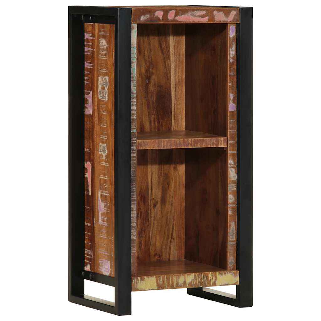 vidaXL Mesa de cabeceira 40x30x80 cm madeira recuperada maciça