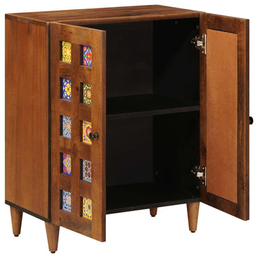 vidaXL Buffet Nogueira 60 x 33 x 75 cm Madeira de manga maciça