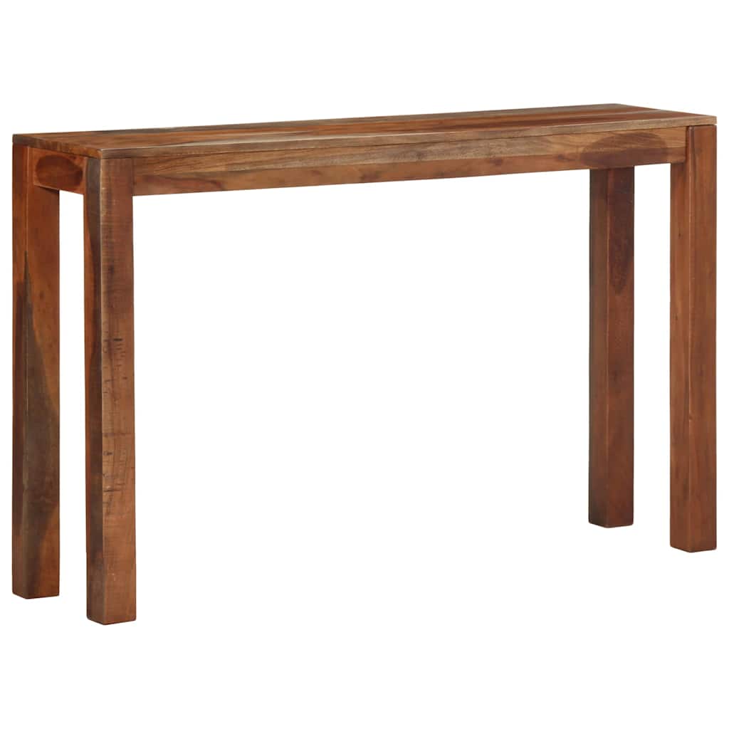 vidaXL Mesa consola 120x30x76 cm madeira maciça de acácia