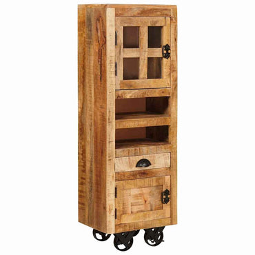 vidaXL Buffê Castanho 40 x 30 x 120,5 cm Madeira de mangueira maciça